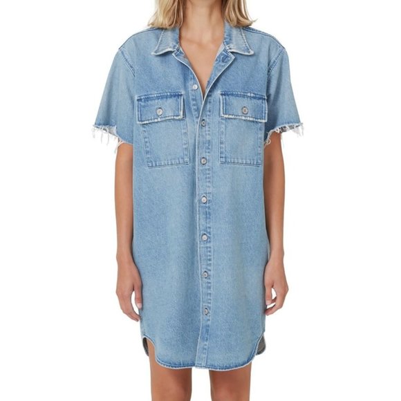 NWT Citizens of Humanity Alexi Denim Shirt Dress - Size Medium - Picture 1 of 5